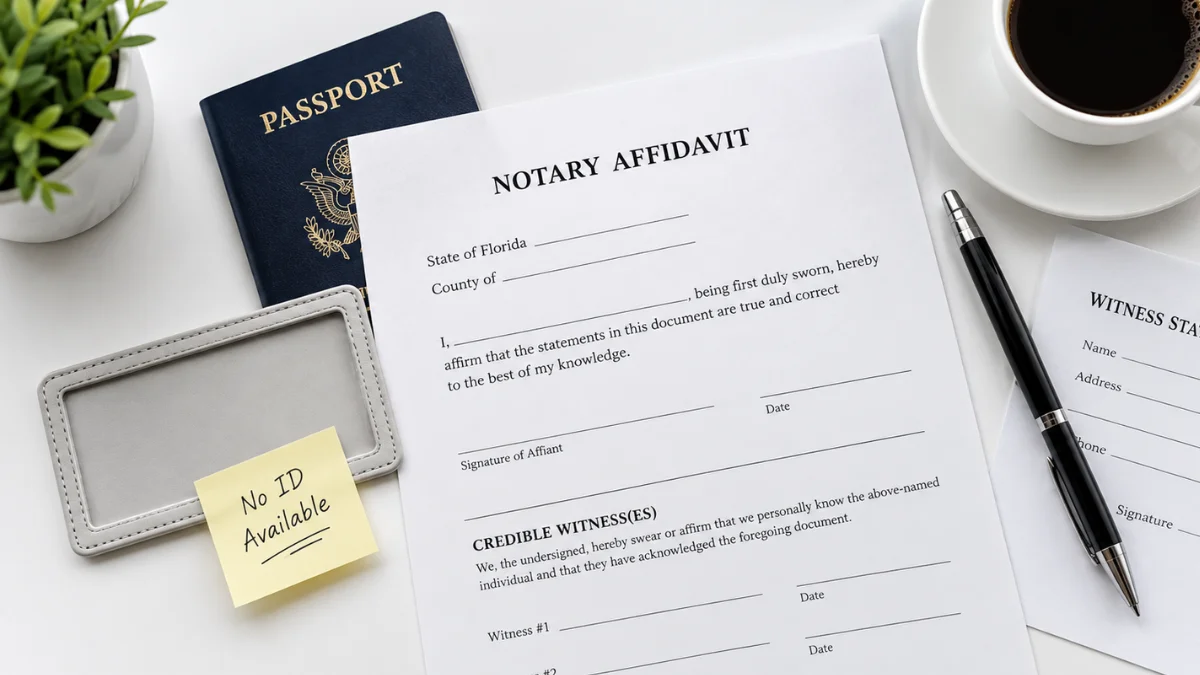 Florida Notarization Without ID