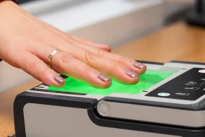 ORI number live scan fingerprint capture using biometric fingerprint scanner